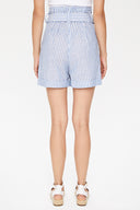 Blue High waist  wide cut shorts  11100