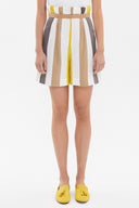 Striped High waist  striped  shorts  11104