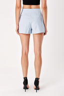 Light Blue Mini short skirt 11106