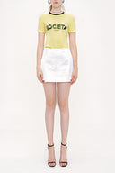White Mini short skirt 11106
