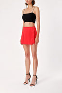 Red Mini short skirt 11106