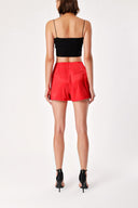 Red Mini short skirt 11106