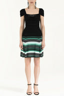 Mint Striped skirt knit dress 28041