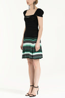 Mint Striped skirt knit dress 28041