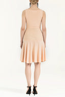 Powder Godet knit  dress  28042