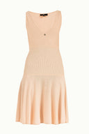 Powder Godet knit  dress  28042