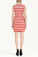 Coral Printed knit gem dress  28061