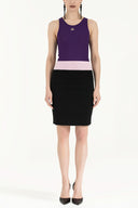 Purple Knit dress 28062