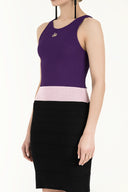 Purple Knit dress 28062