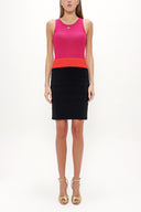 Fuchsia Knit dress 28062