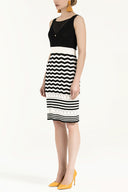 White Knit tank top dress 28084