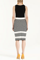 White Knit tank top dress 28084