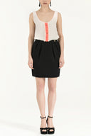 Black Silk mini dress 90661