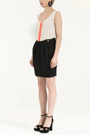 Black Silk mini dress 90661