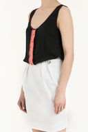 White Silk mini dress 90661