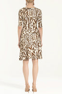 Ginger Guipure leopardskin  pattern mini  dress  90824