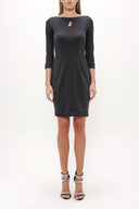 Gray Slim fit dress 90845