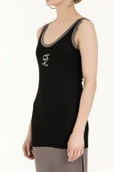 Black Slim fit mini dress 90881