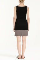 Black Slim fit mini dress 90881