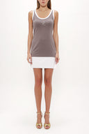 Mink Slim fit mini dress 90881
