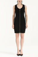 Black Slim fit mini dress 90947