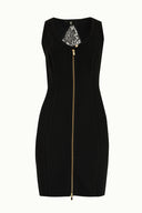 Black Slim fit mini dress 90947