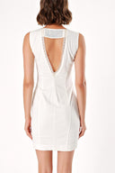 Ecru COTTON DRESS 90950