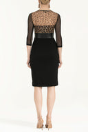 Black Leopard, tulle mini dress 90989