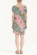 Pink Printed Woven  mini Dress   91021