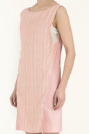 Pink Printed Slim fit  mini dress  91025