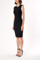 Black LONG TIGHTNESS DRESS WITH 91073