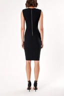 Black LONG TIGHTNESS DRESS WITH 91073