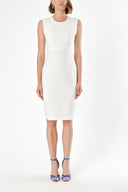 Ecru LONG TIGHTNESS DRESS WITH 91073