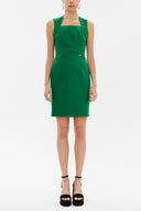 Green Slim fit mini dress 91170