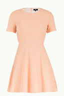 Salmon Ruffled mini dress 91200