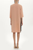 Salmon Wide cut midi dress 91428