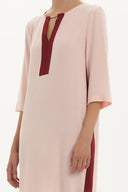 Pink Wide cut midi dress 91428