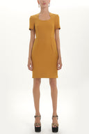 Yellow Slim fit mini dress 91438