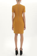 Yellow Slim fit mini dress 91438