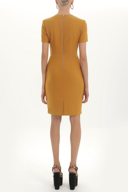 Dar Kesim Mini Elbise 91438