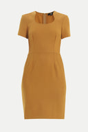 Yellow Slim fit mini dress 91438