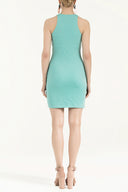 Green Woven  mini dress  91860