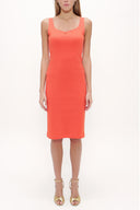 Coral Strappy Slim fit mini woven dress 91967
