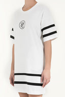 White Embroidered woven mini dress 92119