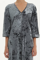 Gray Velvet dress 92153