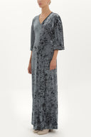 Gray Velvet dress 92153