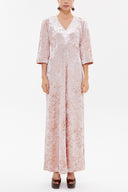 Beige Velvet dress 92153