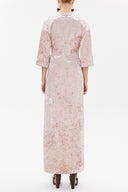 Beige Velvet dress 92153