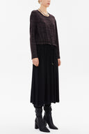 Plum Woven  midi dress  92164