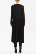 Plum Woven  midi dress  92164